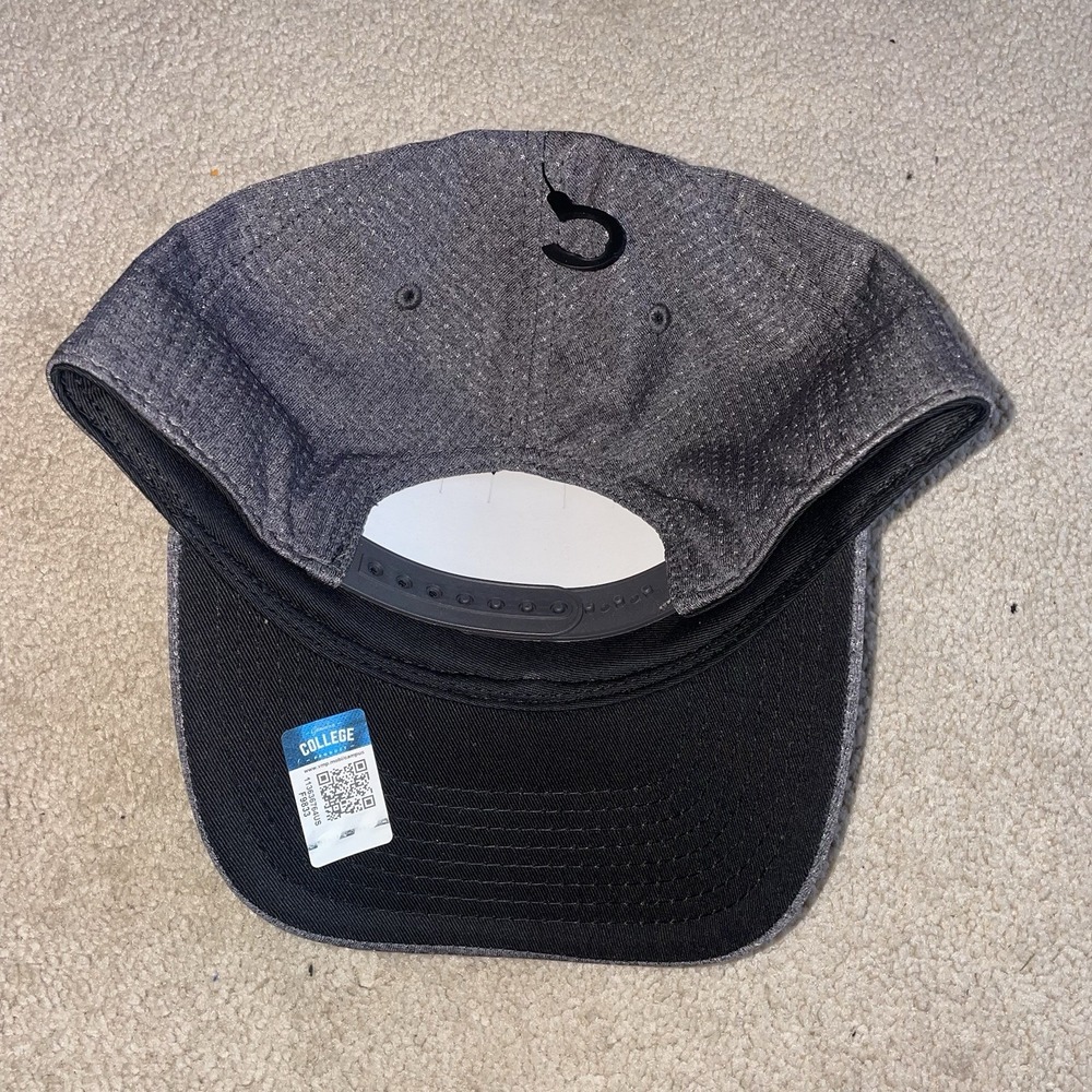 Georgia Bulldogs Dawgs Logo Embroidered Baseball Hat Cap Snap Back Grey Fan Fave - Picture 2 of 3